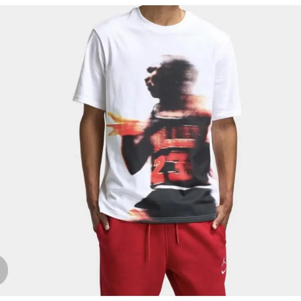 $50 Jordan Sport Dri-FIT Graphic T-Shirt White HQ8966-100 Men’s Sz XXL